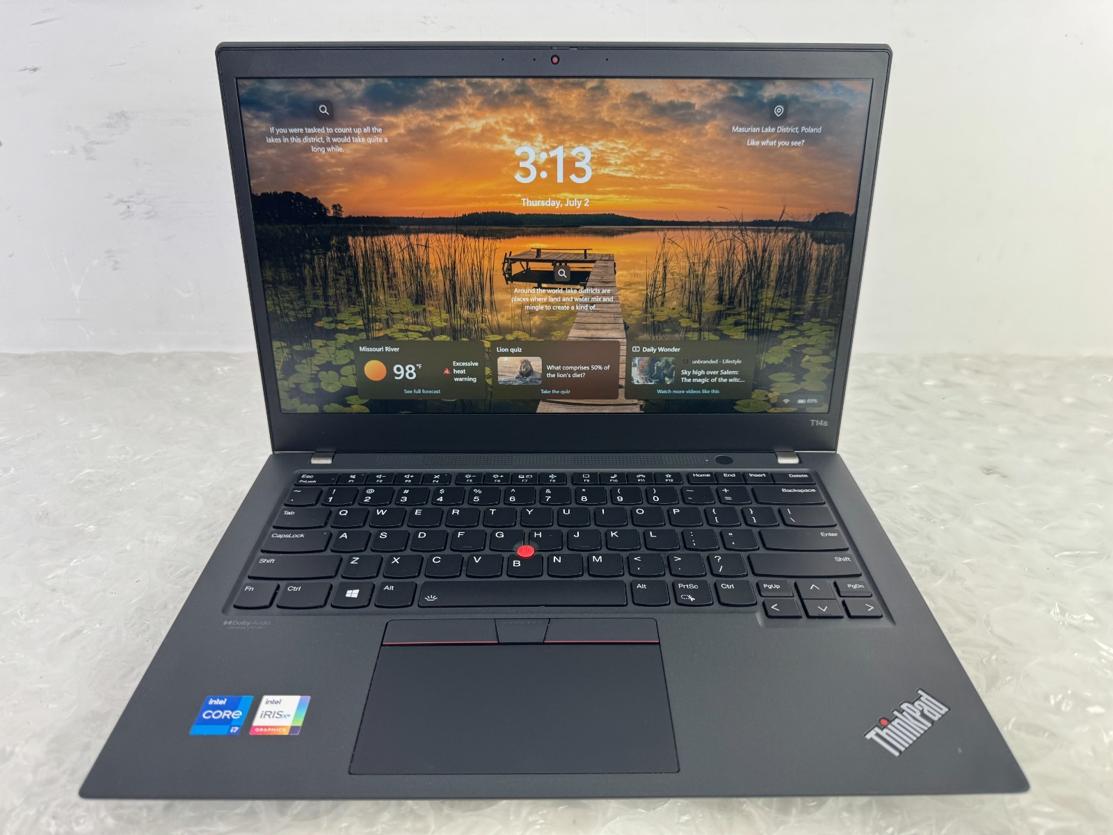 Lenovo ThinkPad T14s Gen 2 i7-1165G7 16GB 256GB SSD 14″ FHD Win 11 Pro