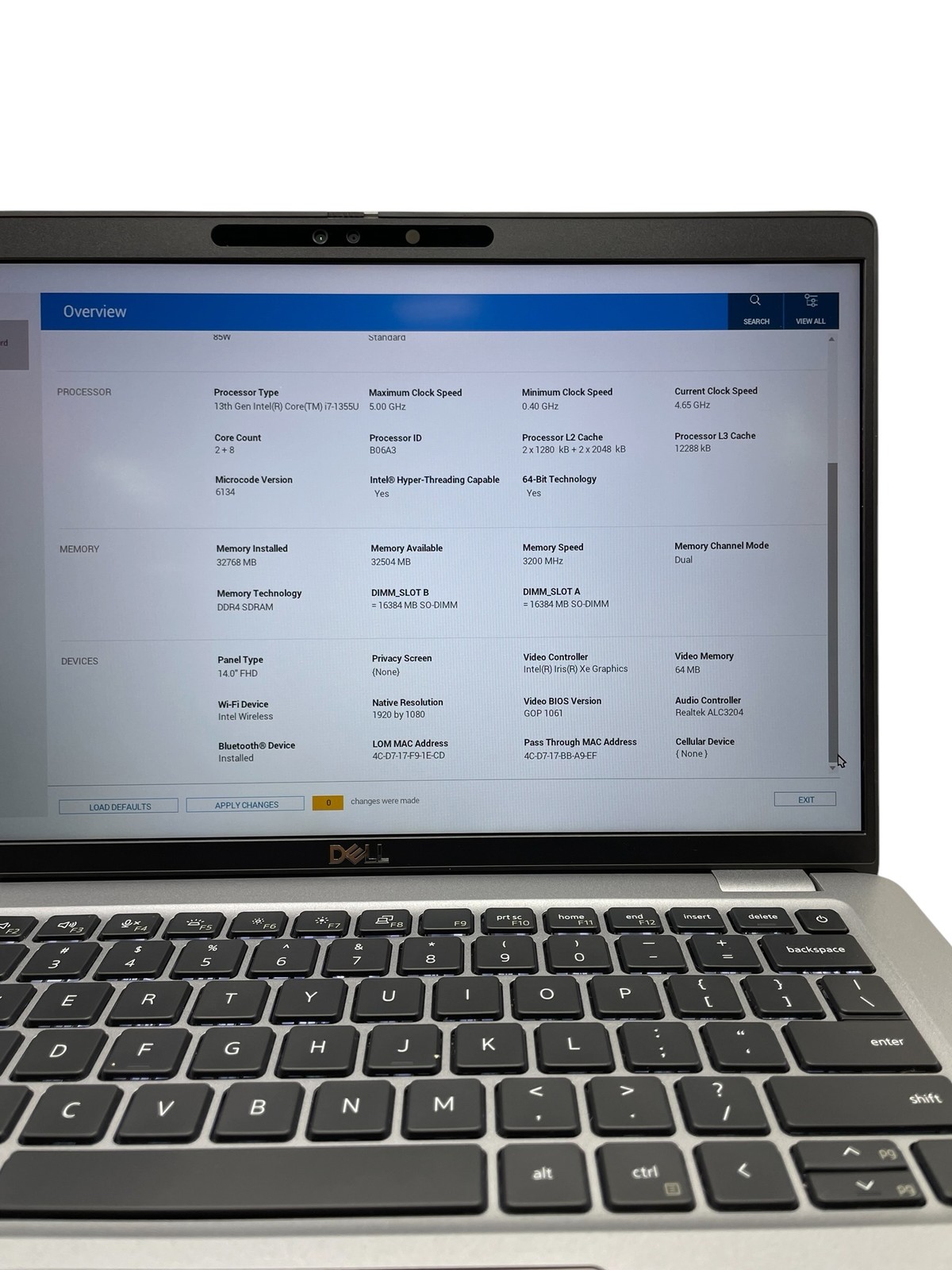 Dell Latitude 5440 14″ – i7-1355U – 32GB RAM – 512GB SSD – Grade D