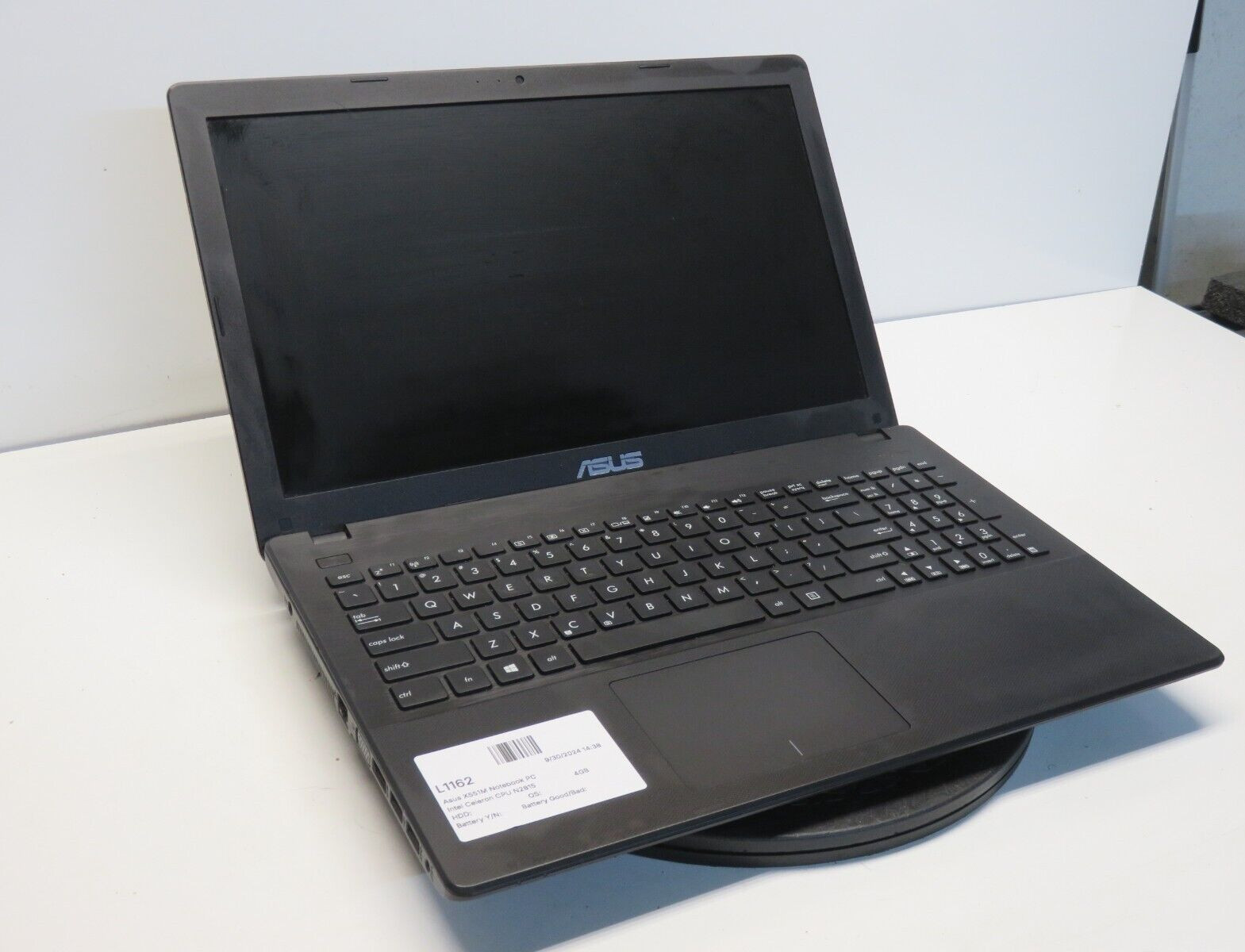 Asus X551M Notebook PC Intel Celeron CPU N2815 1.86GHz 4GB NO HDD No Batt