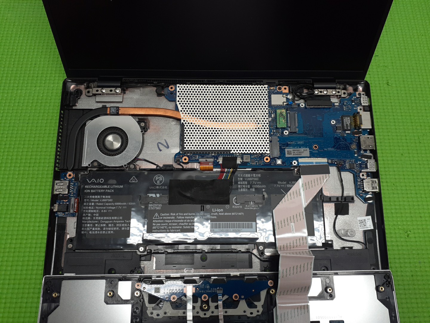 Sony VAIO SX14 i5-1155G7 16gb Bios locked no ac or ssd (READ) AS IS PARTS