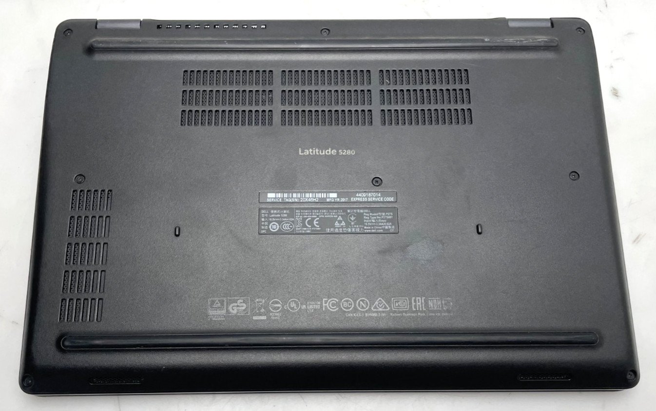 Dell Latitude 5280 12.5″ i5-7200U 8gb Ram 256gb SSD W11 Pro “poor” bttry