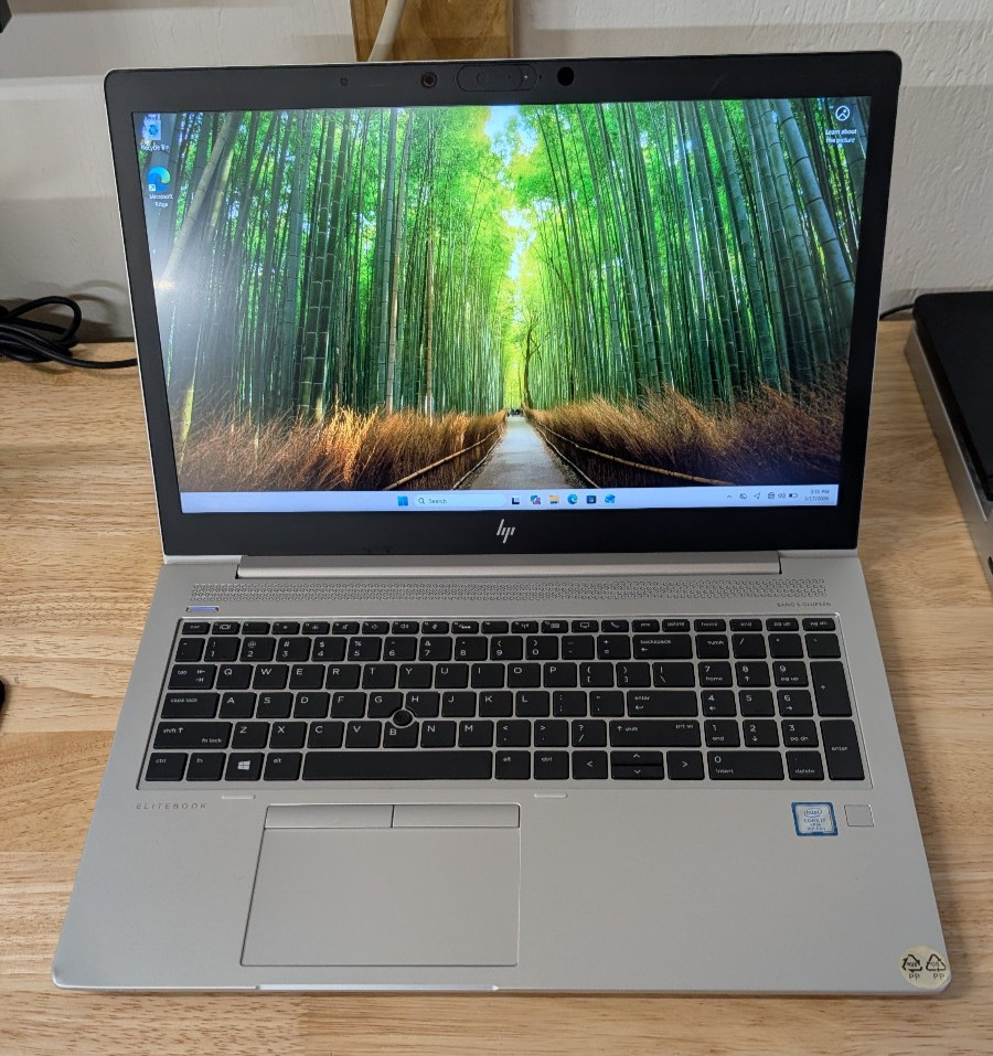 HP Elitebook 850 G6 15.6″ PC i7-8665U 1.9GHz 16GB RAM 512GB SSD Win11Pro