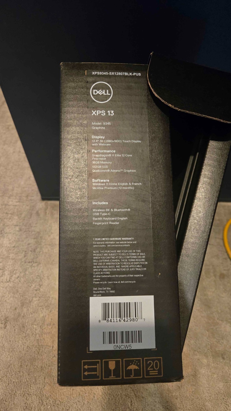 Dell – XPS – 13.4″ 3K OLED Touchscreen Laptop – Snapdragon X Elite X1E-80 2024