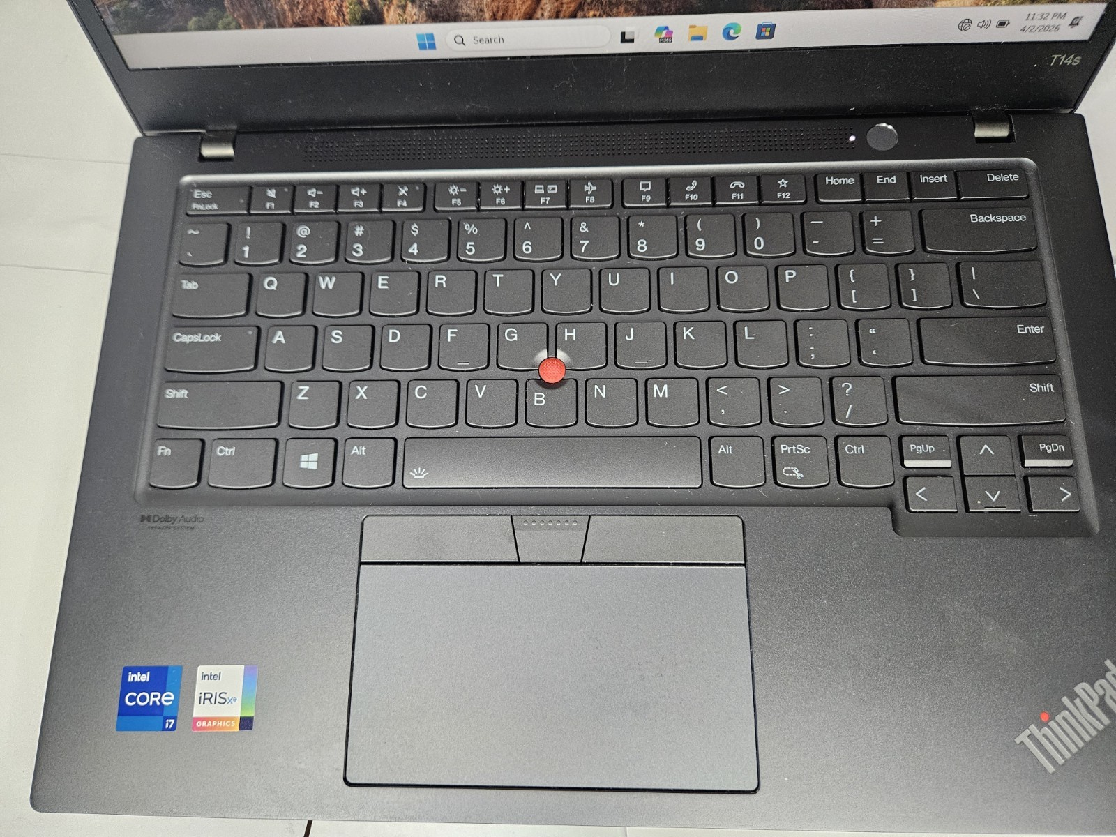 Lenovo ThinkPad T14s Gen 2 i7-1165G7 16GB 512GB Win 11 Pro Factory Reset