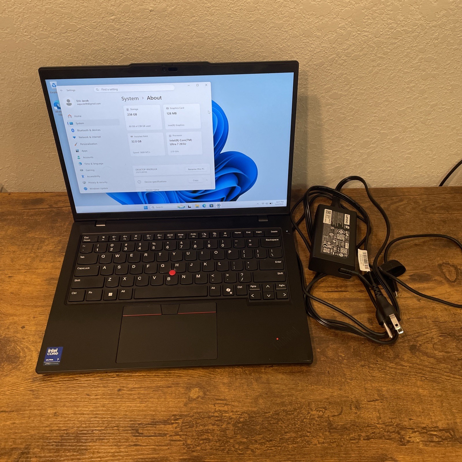 Lenovo ThinkPad L14 GEN 6 14″ Core Ultra 7 265U 32GB RAM 256GB SSD Laptop READ!