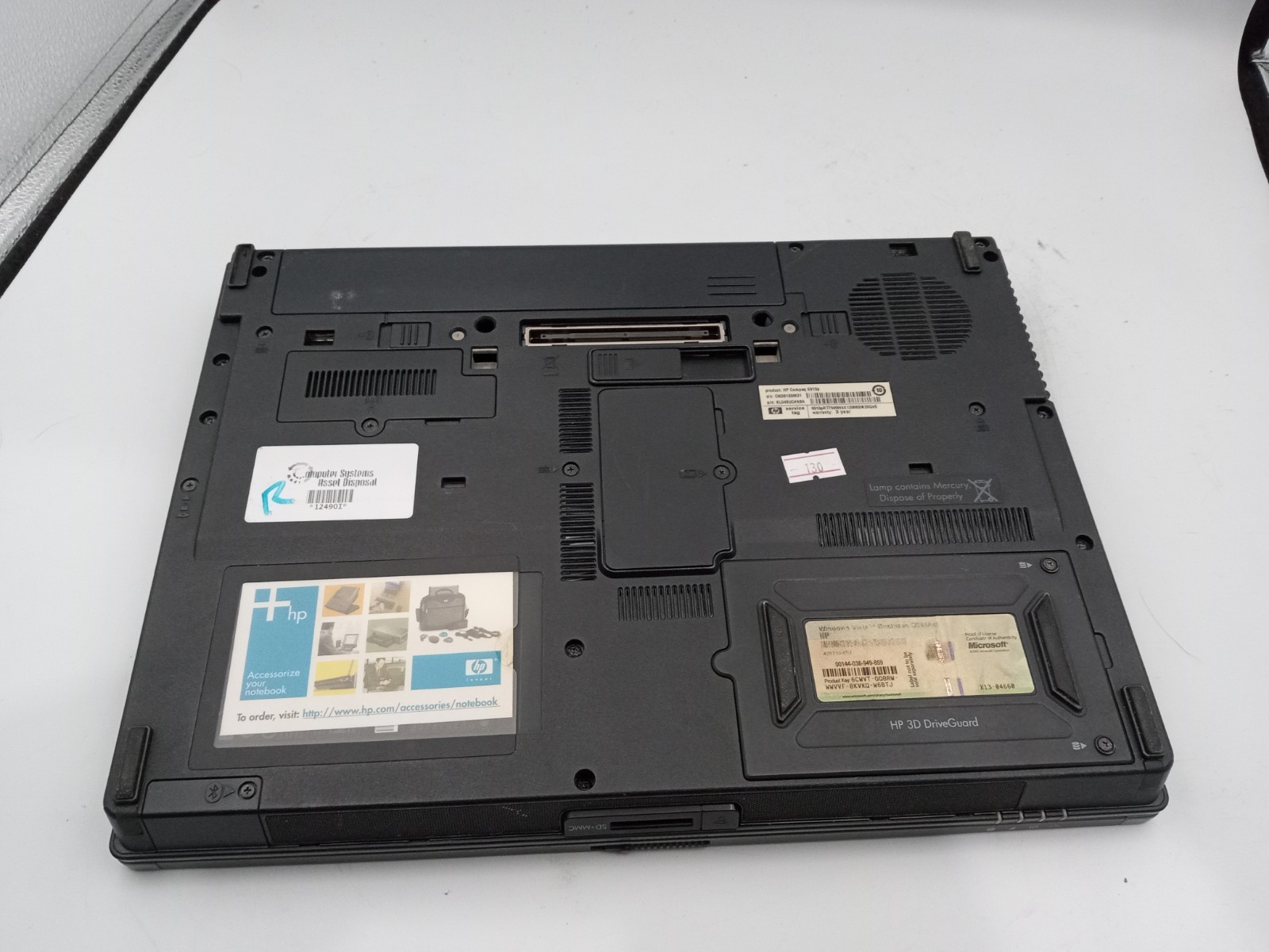HP Compaq 6910p 14″ Laptop Intel Core 2 Duo 2GB RAM 250GB HDD WinXP – READ -RR