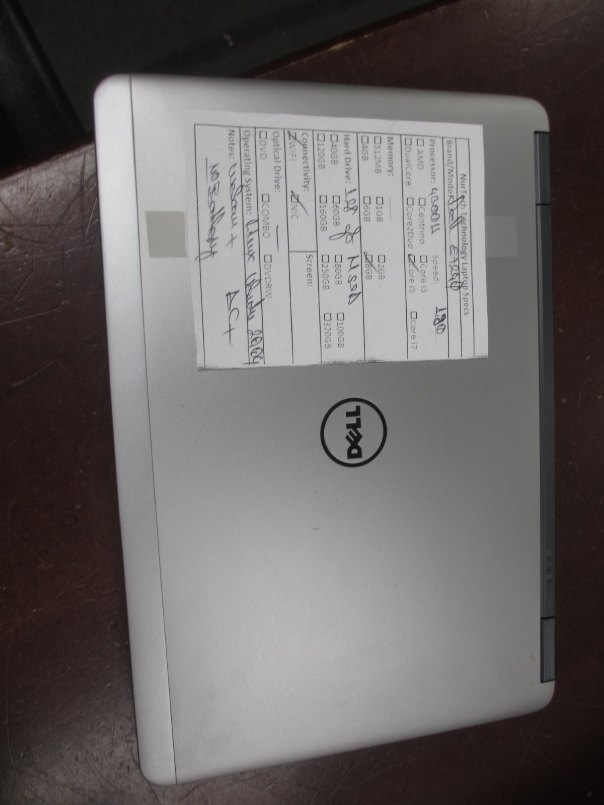 Dell Latitude E7240 i5-4300U 1.90GHZ 8GB 128GB MSSD Linux Laptop +AC [NO Battery