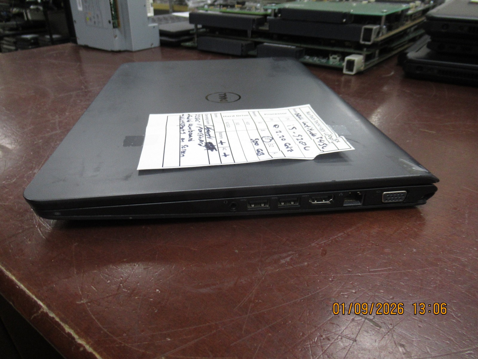 Dell Latitude 3450 14″ Intel Core i5-5200U 2.20GHz 16GB 500GB Ubuntu Laptop+AC