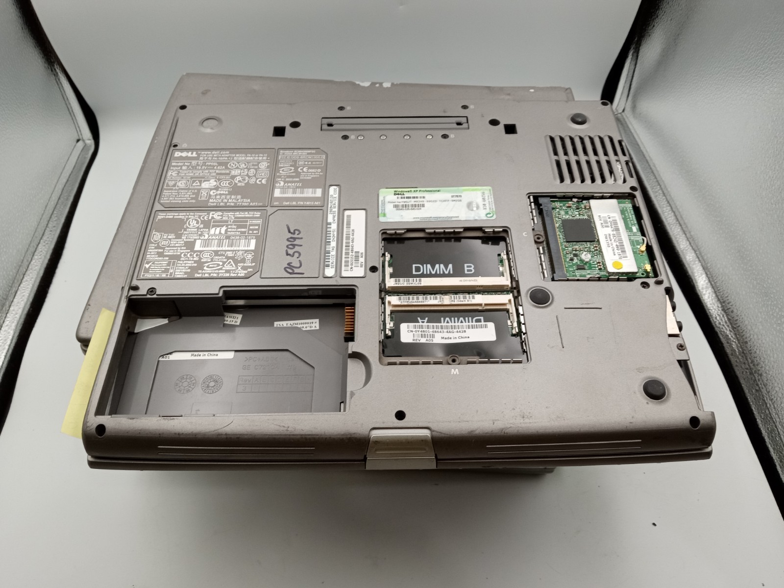 Lot of 6 – Dell D600 / 600m 14″ Laptops Intel Pentium CPU – PARTS / REPAIR -RR