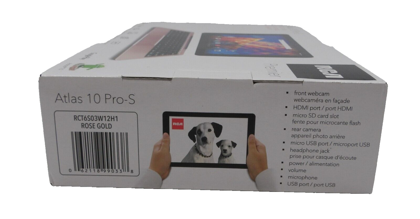 RCA Premier Atlas 10 Pro -S Tablet Laptop Detachable Key Board Color ROSE GOLD