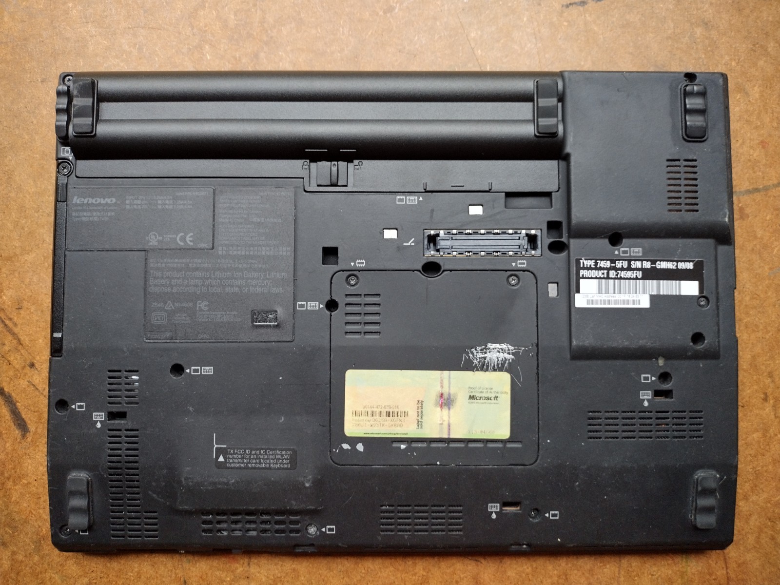 Thinkpad X200 Libreboot 180GB SSD 2.26GHz 8GB RAM 6-Cell Bat AC ThinkLight