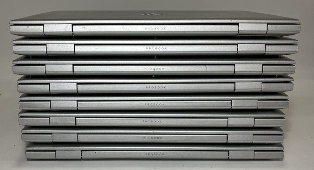 LOT OF 8 HP ProBook 640 G4 14″ Core i5-7300U – 8GB RAM – 128GB SSD – W11P – READ