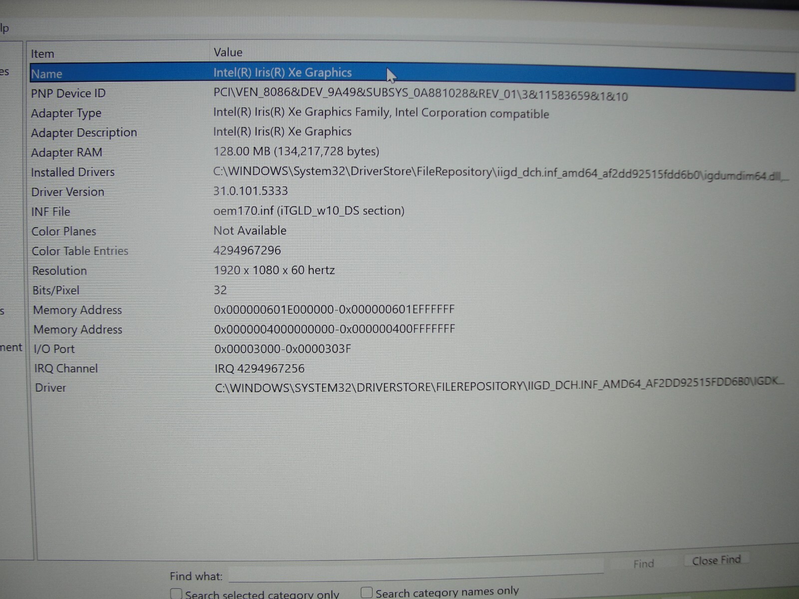 Dell Latitude 3320 13.3” FHD Intel Core i5-1135G7 2.4GHz 8GB 256GB SSD + Charger