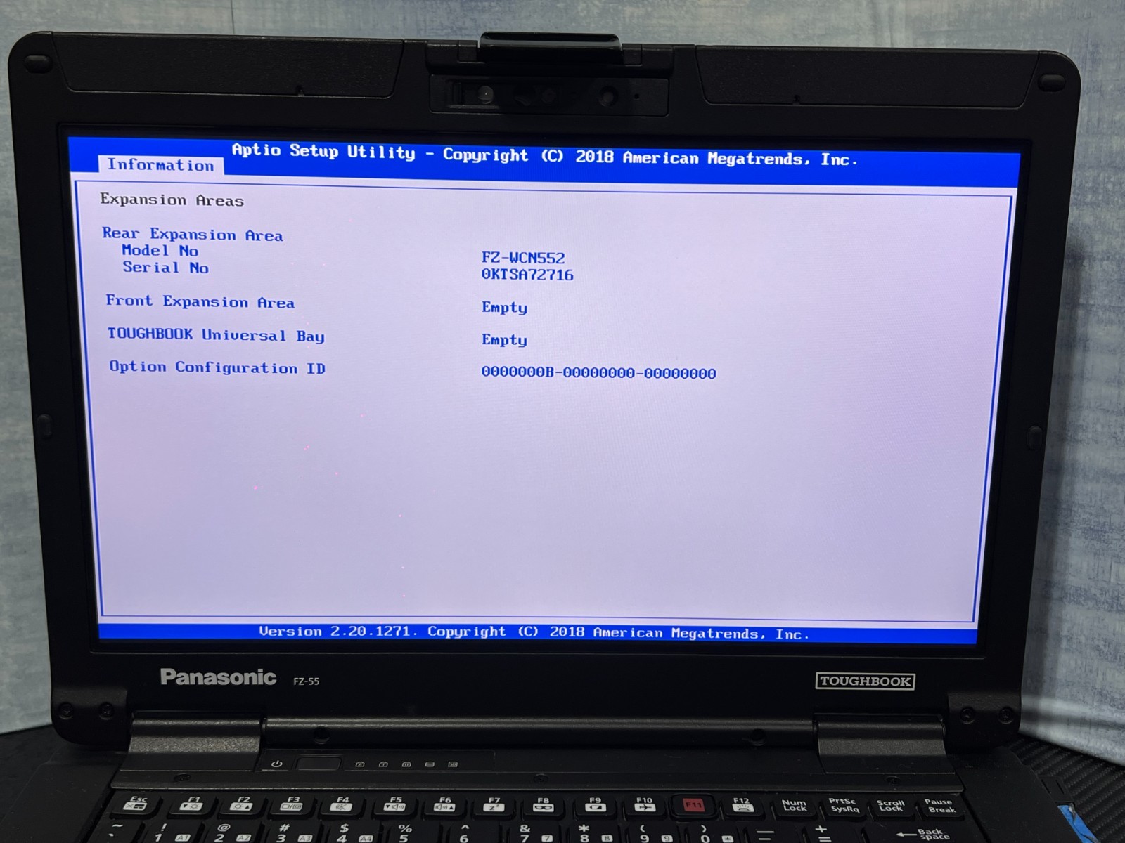 FZ-55C262CVM i5-8365U, 512GB SSD,16GB Mem,VGA,HDMI, GPS, Touchscreen,Win11 25H2.