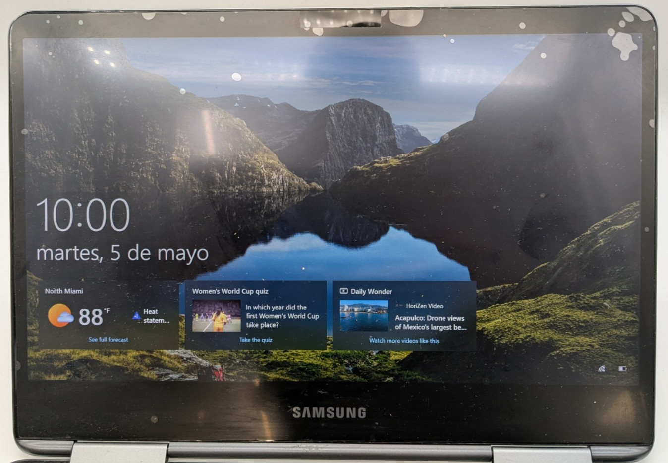 Samsung Laptop Notebook 9 Pro . i7, RAM 8 GB, Storage 256 Gb Touchscreen