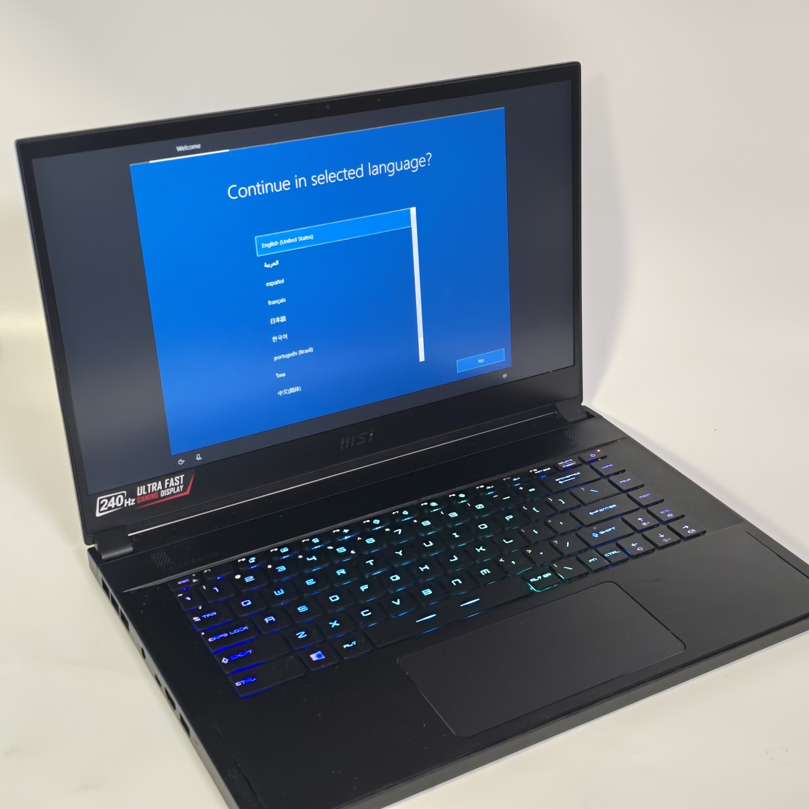 MSI GS66 Stealth 10UE 15.6″ 240Hz FHD 2.6 GHz i7-10750H 16GB 1TB SSD RTX 3060