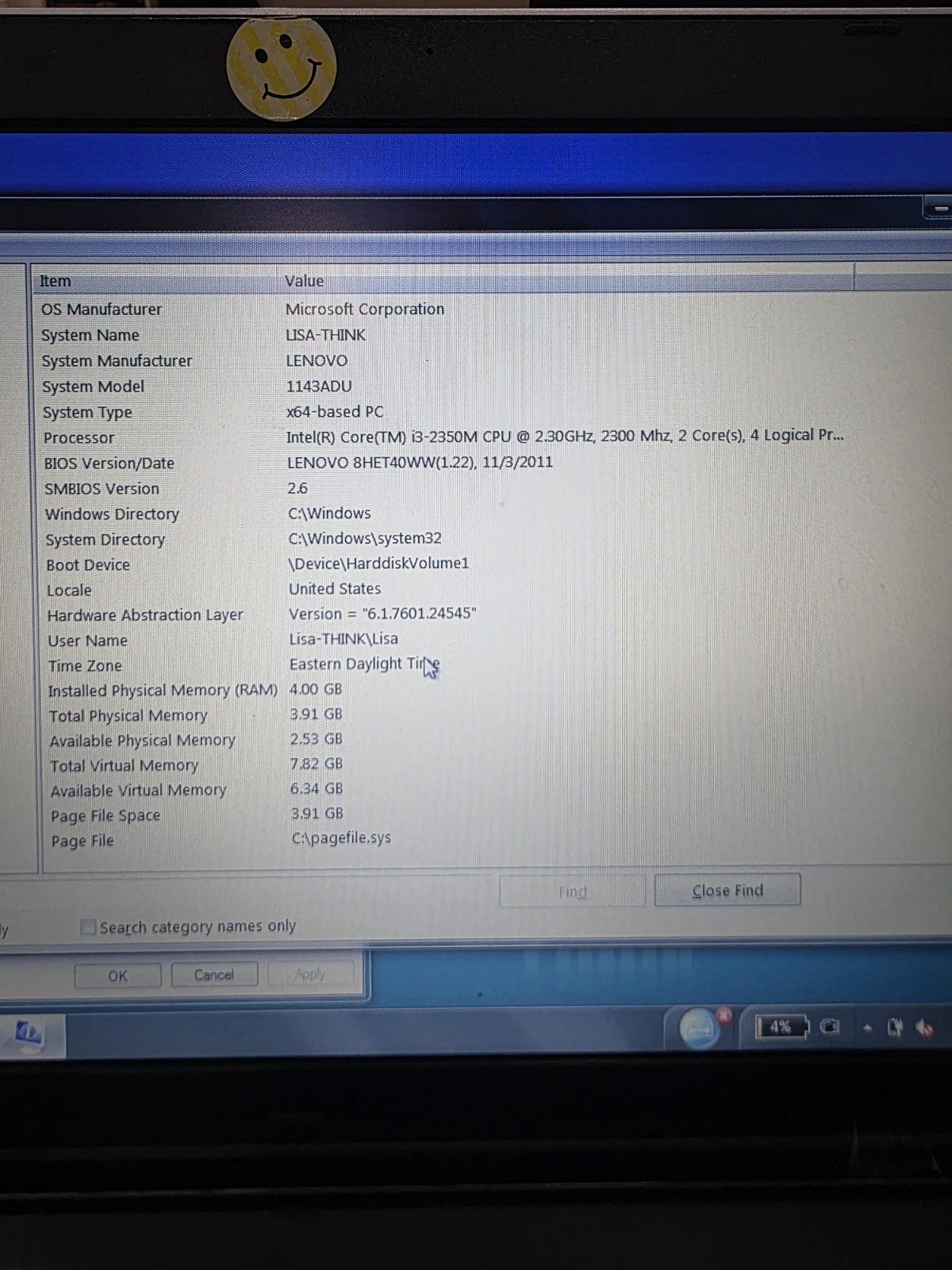 Lenovo ThinkPad T420i Laptop Intel Core i3-2350M 2.3GHz 4gbRAM