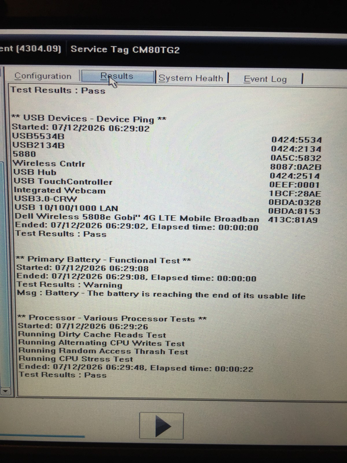 Dell Latitude Rugged Laptop Computer 8GB,Touchscreen,No HD,I5-6300U,CPU,Works
