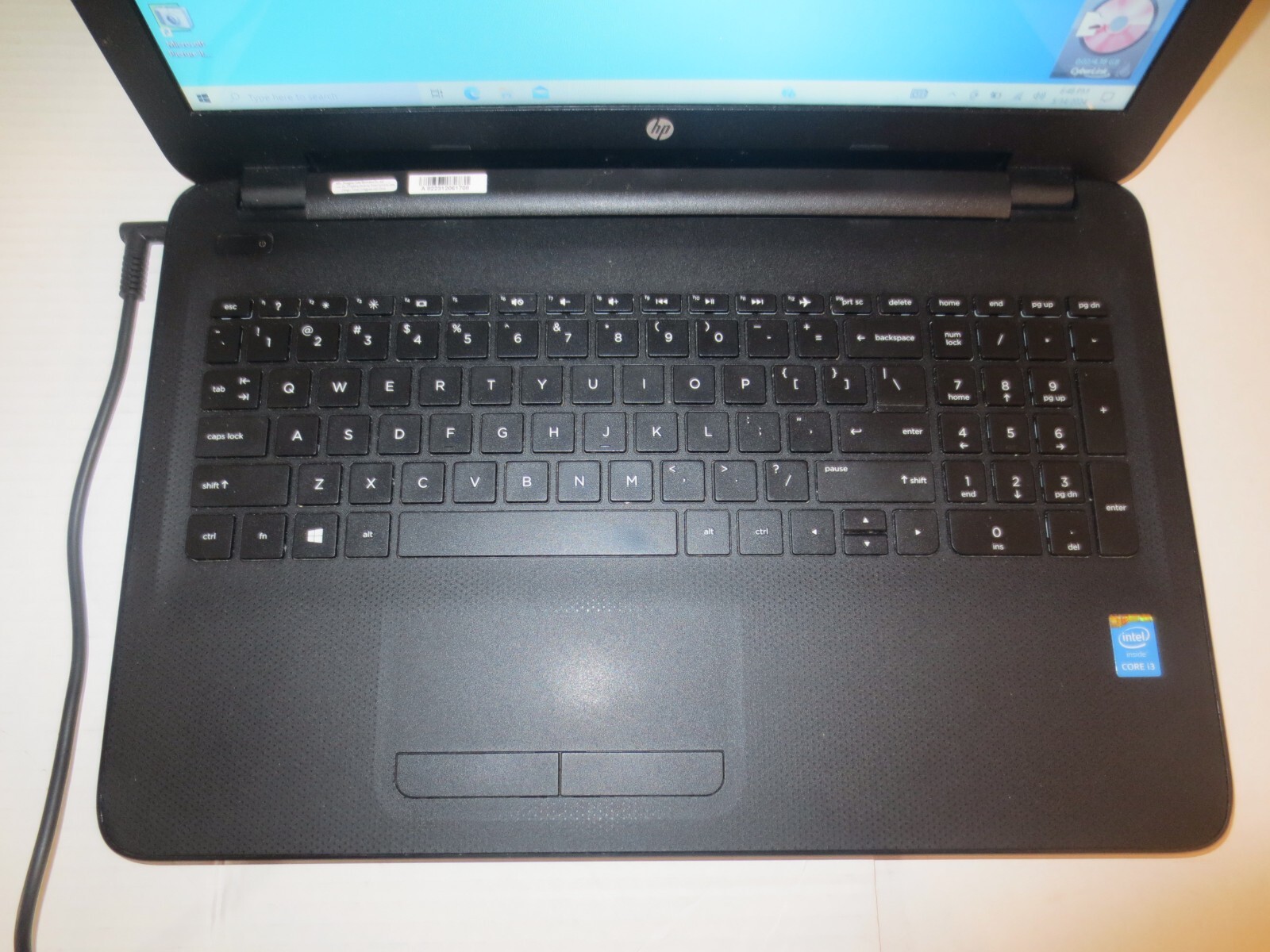 HP 15-AC121DX TOUCH COREi35010U@2.10GHz 6GB RAM 500GB HDD WIN 10
