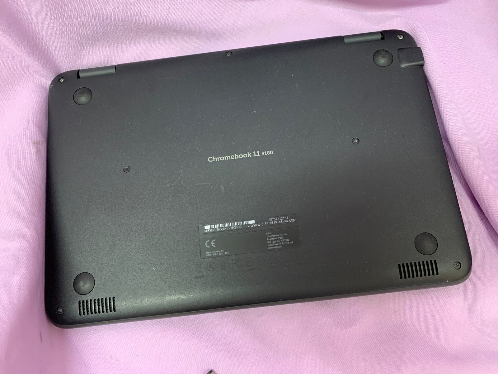 Dell Chromebook 3180 Laptop 11.6″ Celeron 4GB RAM 32GB SSD Chrome OS WiFi HDMI