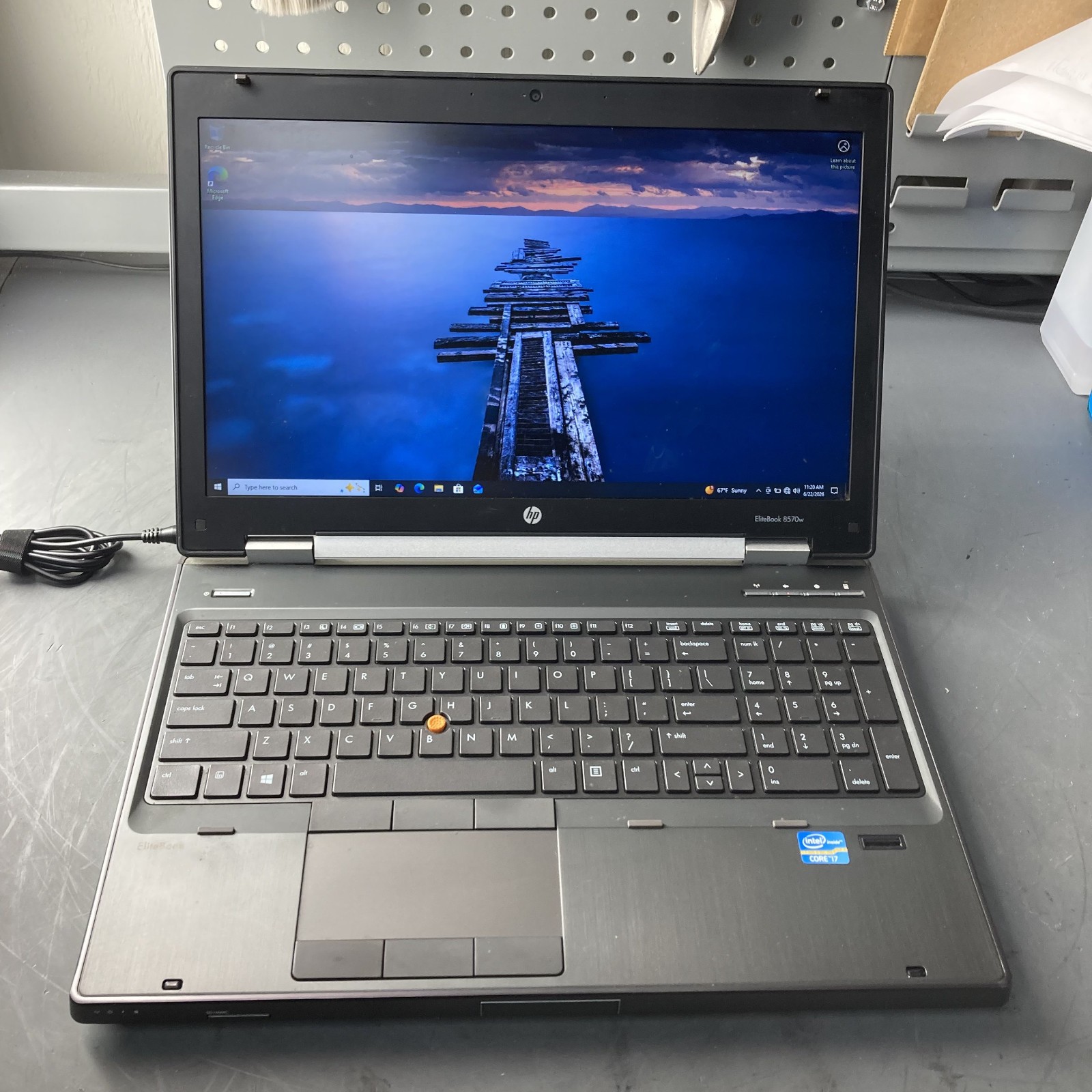 HP EliteBook 8570W Workstation i7-3630qm 2.4GHz 24GB RAM 120GB mSATA 1TB HDD