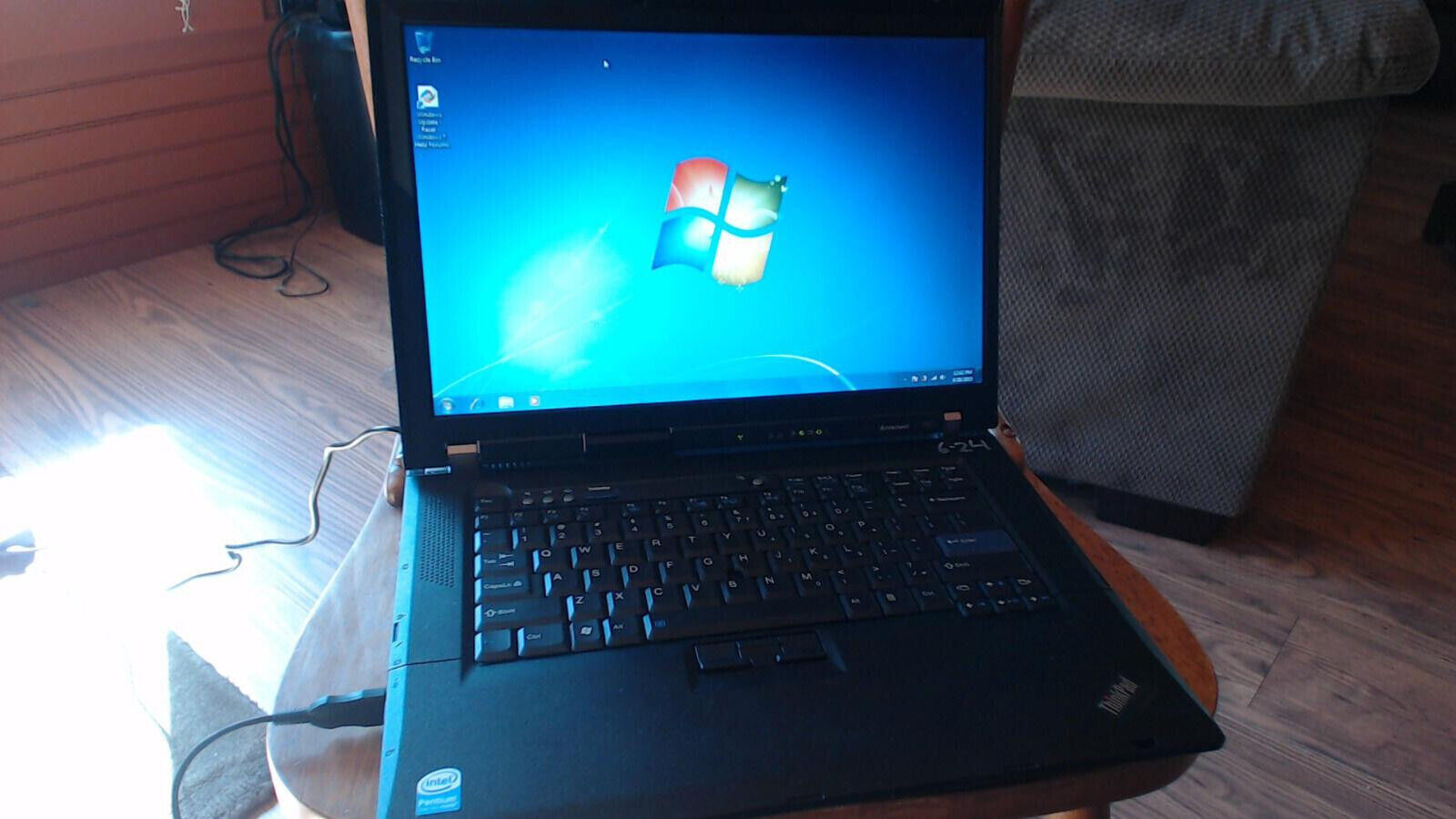 Dual Boot Lenovo R61 Laptop Windows 7 & XP Office2010 3GB GdBatWsGr8, 1a