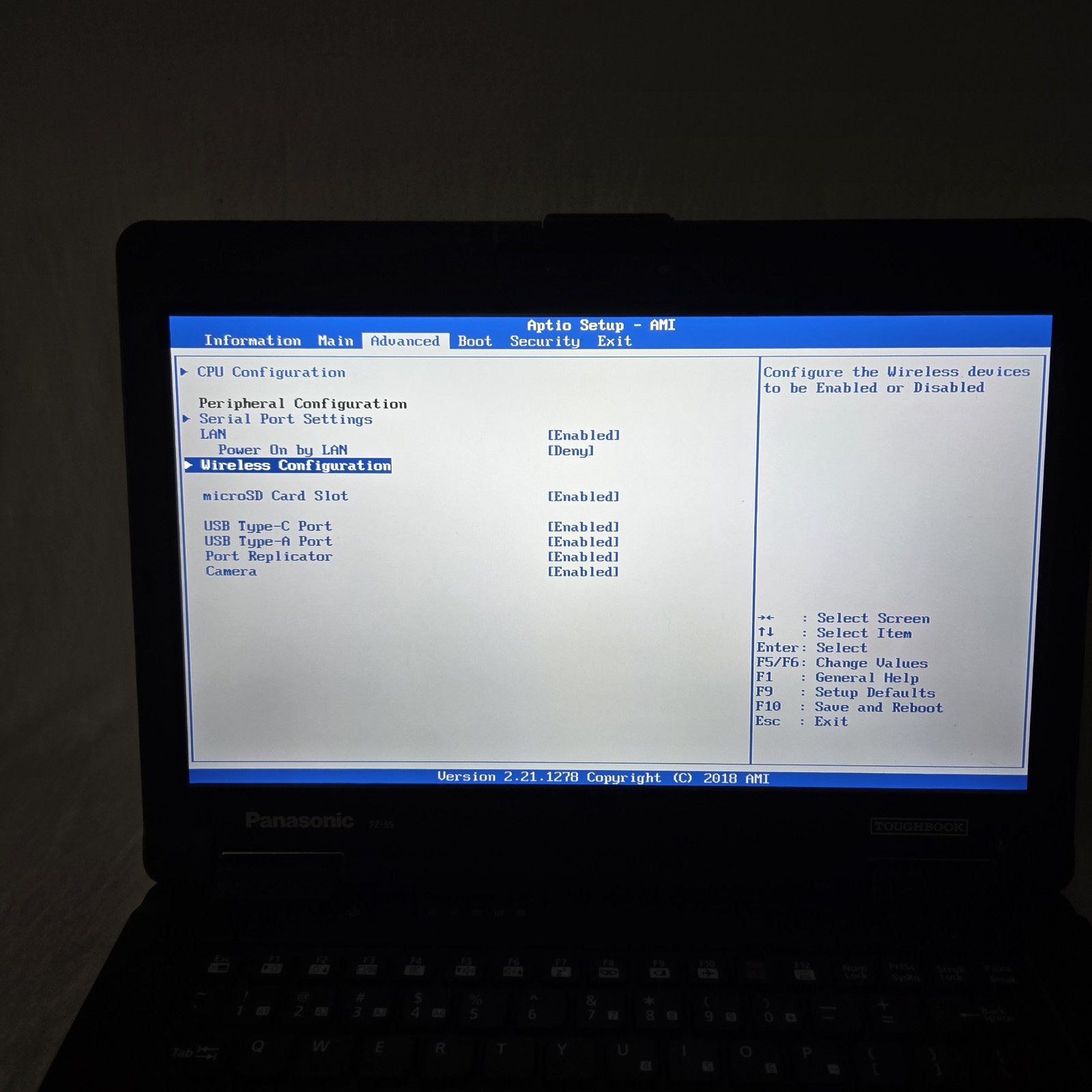 Panasonic Toughbook FZ-55 MK2 i7-1185G7 512GB SSD 16GB Ram | GPS & 4G | Grade B