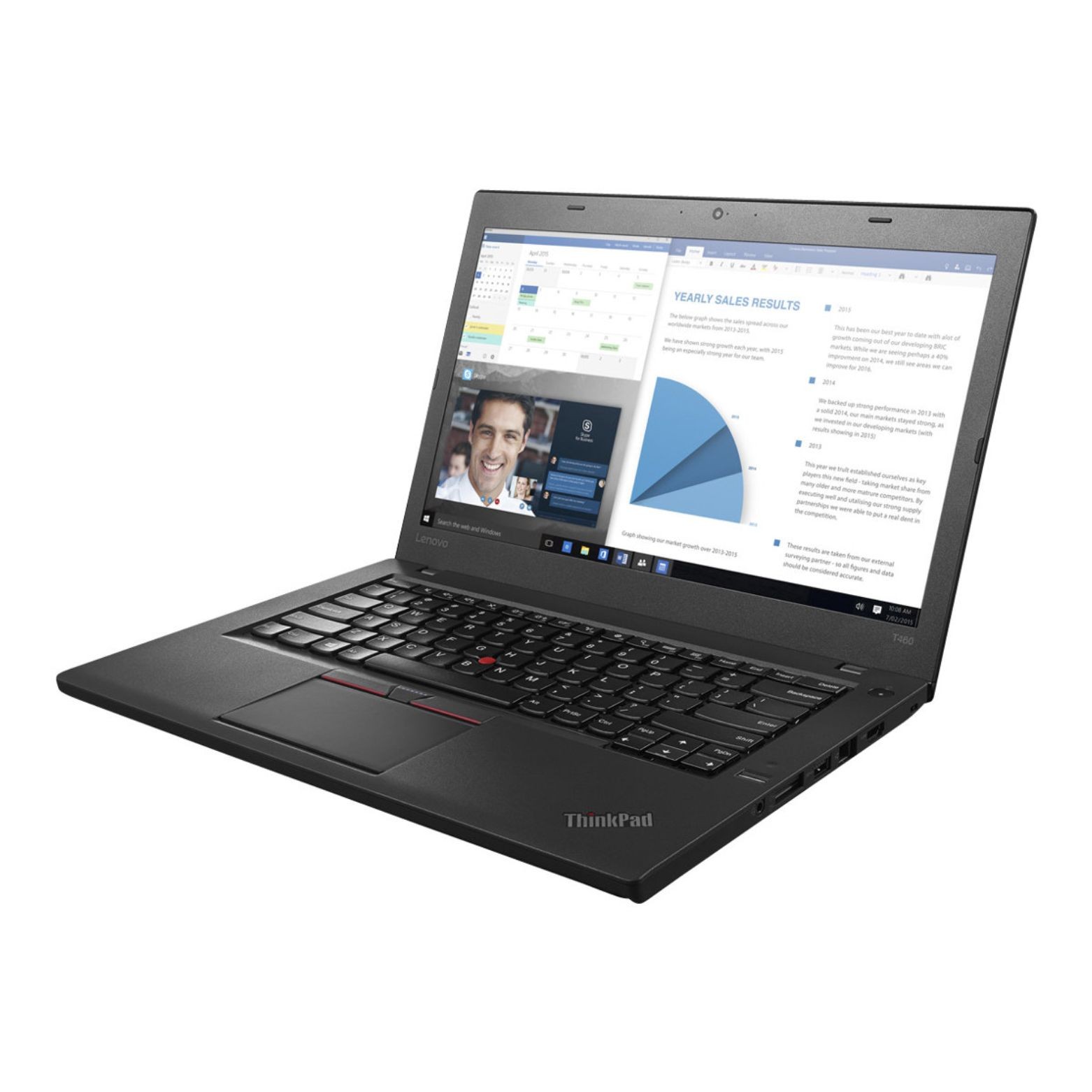 Lenovo ThinkPad T460 14″ FHD Intel i5-6300U 2.4 GHz 8GB 512GB SSD W11P Laptop