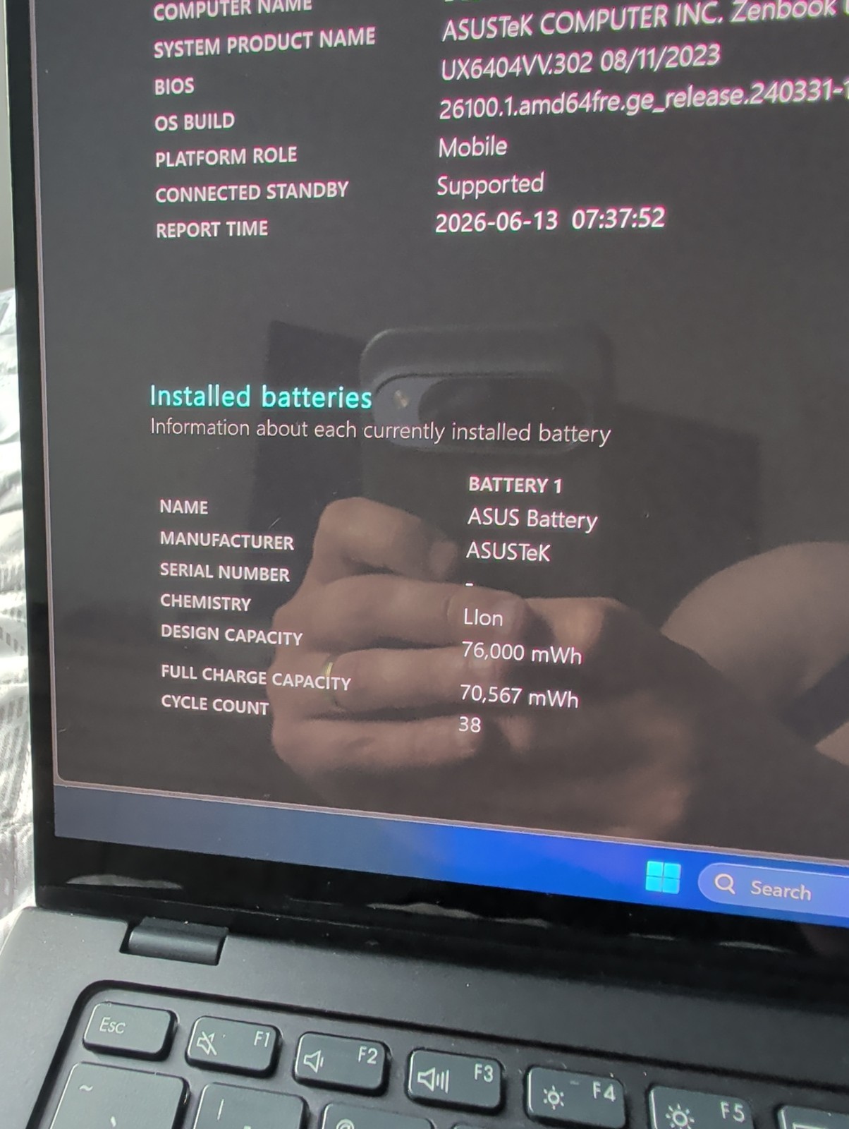 Asus Zenbook Pro 14 UX6404VV, I9 13 GEN, 32 GB RAM, 2 TB SSD, Rtx 4060 8GB, Oled