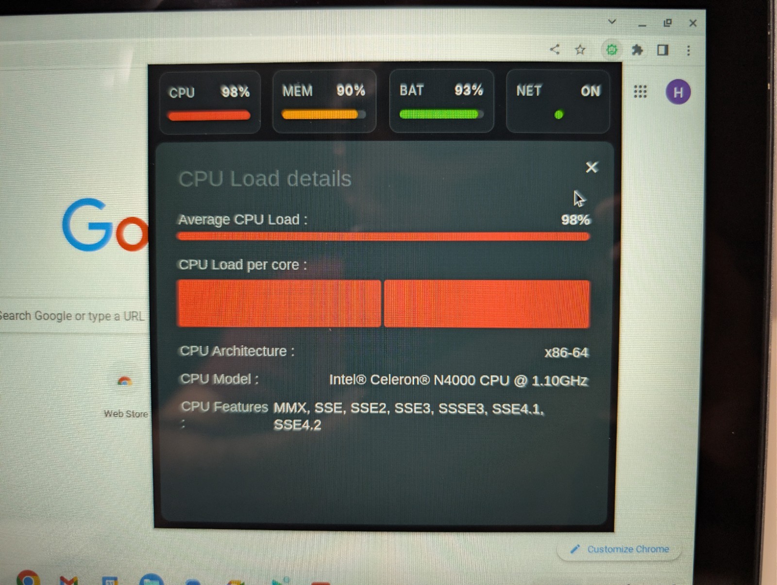 LENOVO CHROMEBOOK C340 x360 2-in-1 | CELERON N4000 4GB RAM 32GB SSD