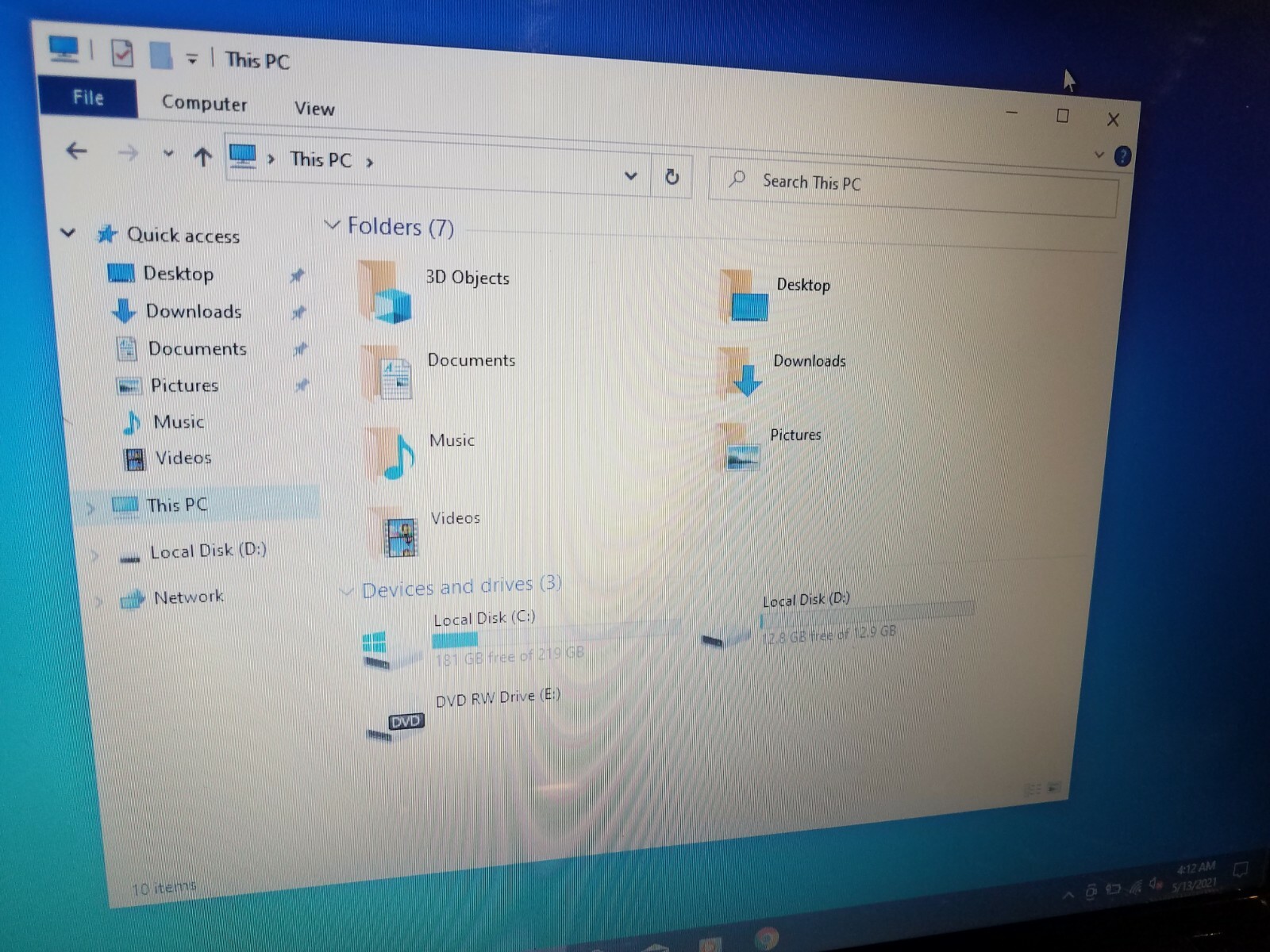 HP Pavilion dv4-1220us 14.1”(AMD Dual-Core @ 2.1GHz,4GB Ram,250GB HDD)Win 10