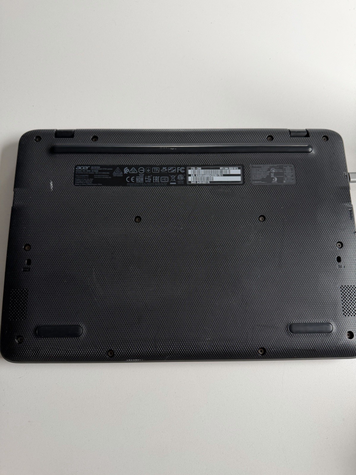 Acer Chromebook C733-C5AS 11.6” Laptop Intel Celeron Factory Reset Tested