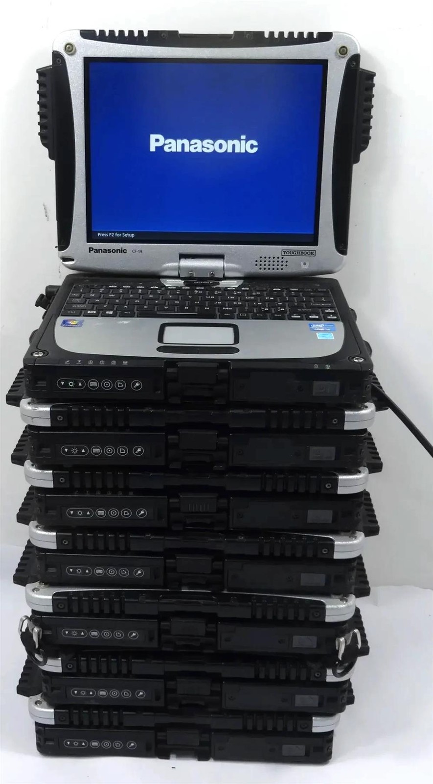 Lot 7 Panasonic Toughbook CF-19 (MK6) Core i5-3320 2.6GHz 4GB No HDD