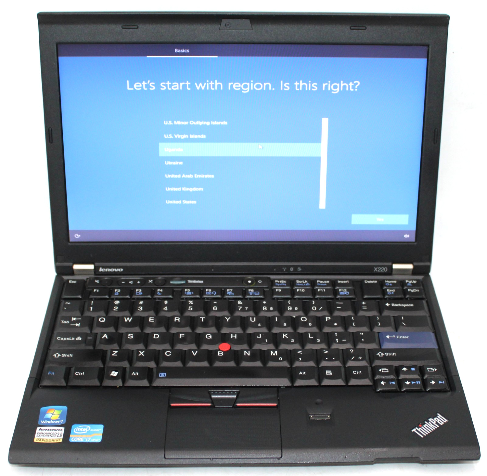 12.5″ Lenovo ThinkPad X220 Laptop i7-2640M @ 2.80GHz 8GB RAM 128GB SSD Win 10 B*