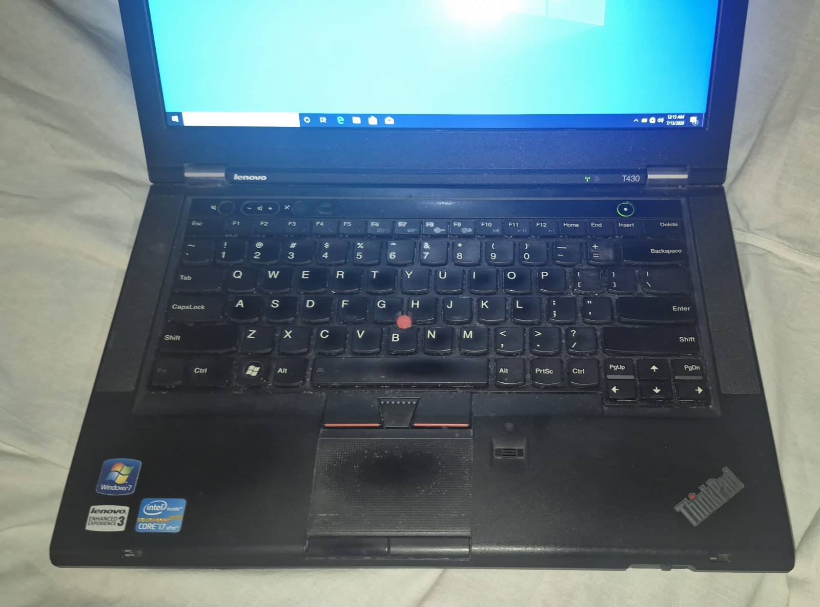 Lenovo T430 Laptop i7 3520M 2.9ghz 12Gb 450gb Sata Win 10 + Ac Power Adapter(