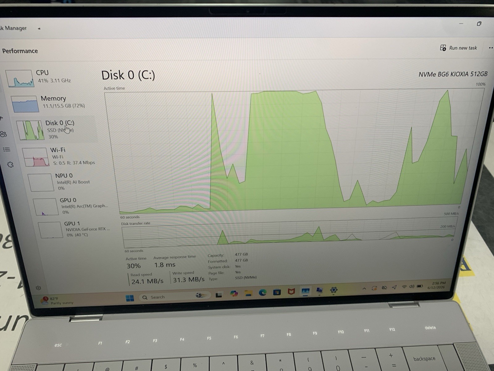 Dell XPS 14 9440 intel Ultra 7 155H 1.40GHz 16GB Ram 512GB Non-Touch 1920×1200