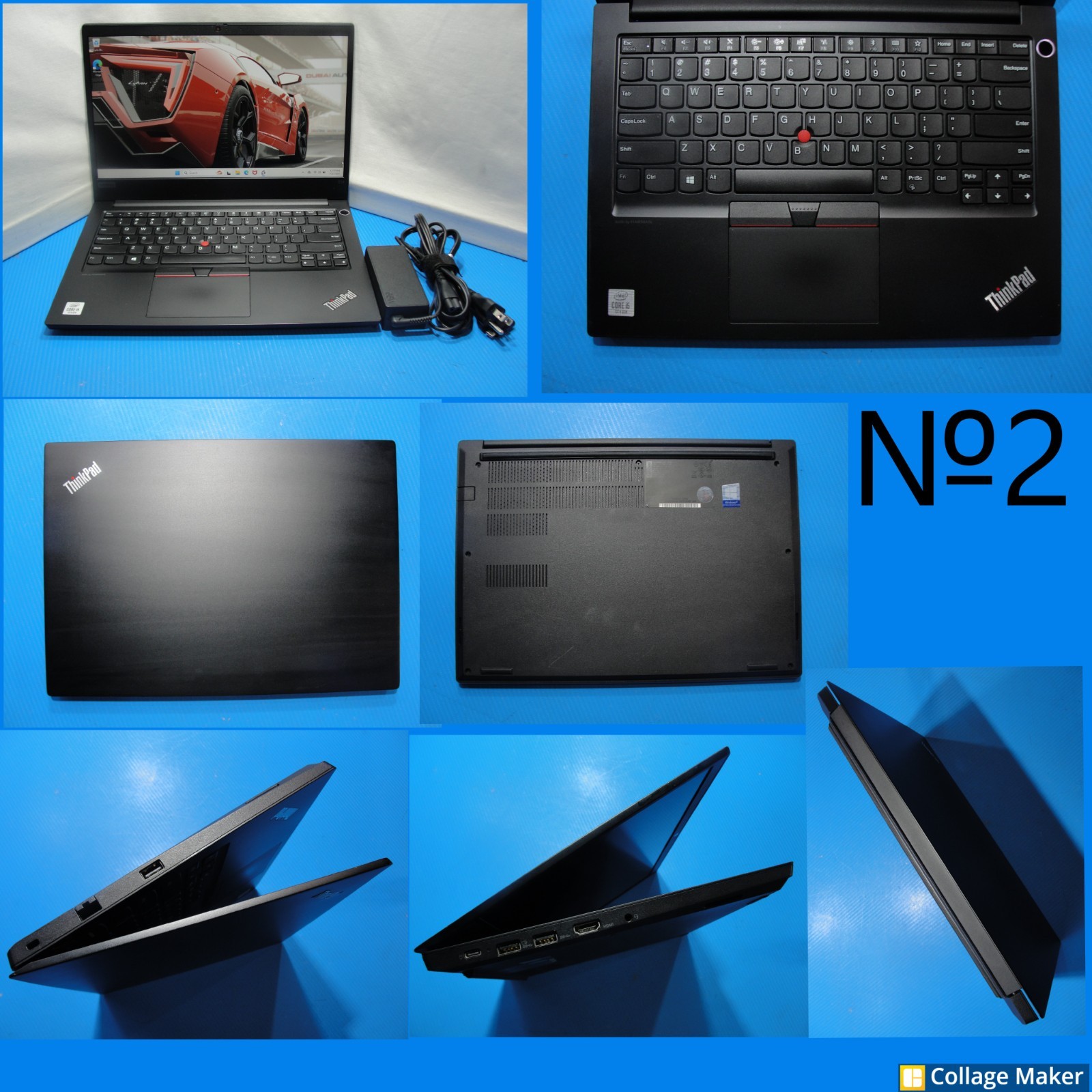 Lenovo ThinkPad E14 14”FHD Intel Core i5-10210U 1.6GHz 8GB HDD Reset 1TB+Charger