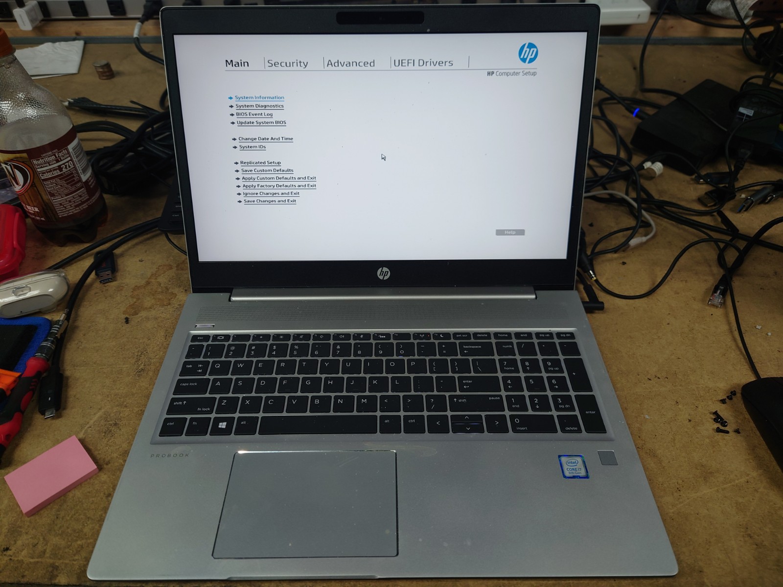 HP ProBook 450 G6 15.6″ i5-8265U 4GB RAM No OS/SSD