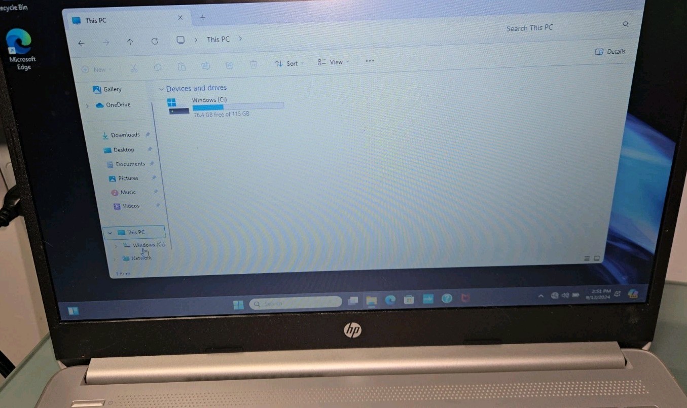 HP Laptop Ultralight 14-dq0760dx Intel Celeron N4120 + HP fd0081wm READ!