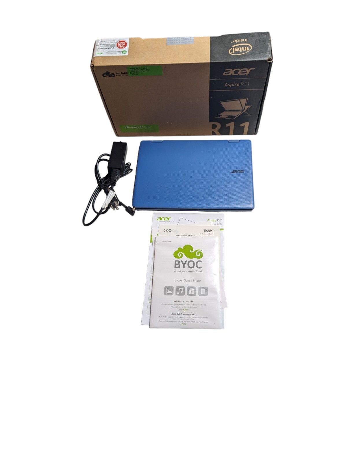 Acer Aspire R11 R3-131T-C28S 11.6″ 2-in-1 Celeron N3060 32GB 2GB- Needs Battery