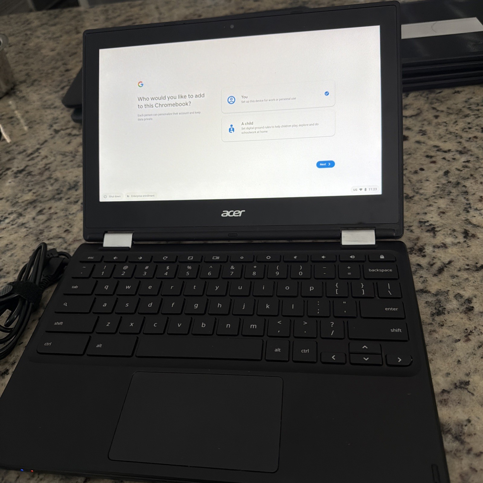 Acer Chromebook 2 In 1 Laptop- Tablet. Touchscreen. Latest Upgrades C738T