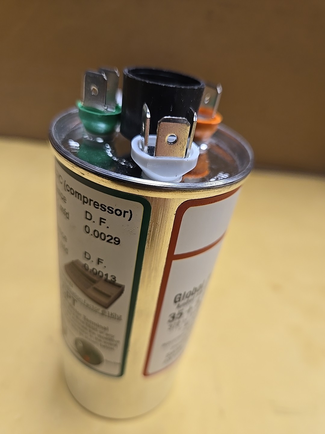 AmRad USA2227 Run Capacitor 35 + 5 uf MFD 370 / 440 Volt Made in USA
