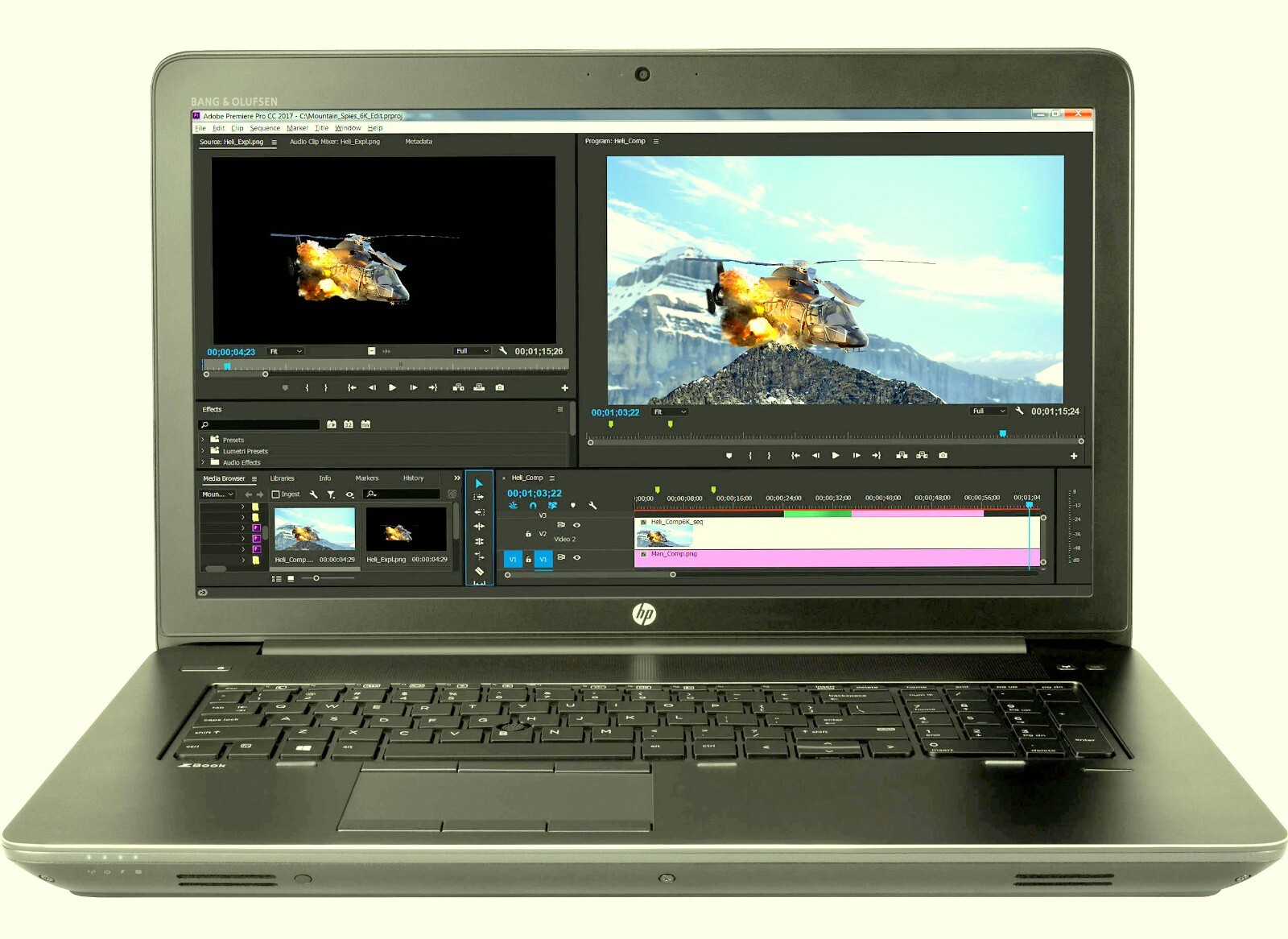 Workstation HP ZBook 17 G3 i7-Quad 4TB( NVMe + SSD) 64GB 17.3 Quadro M3000M 4GB