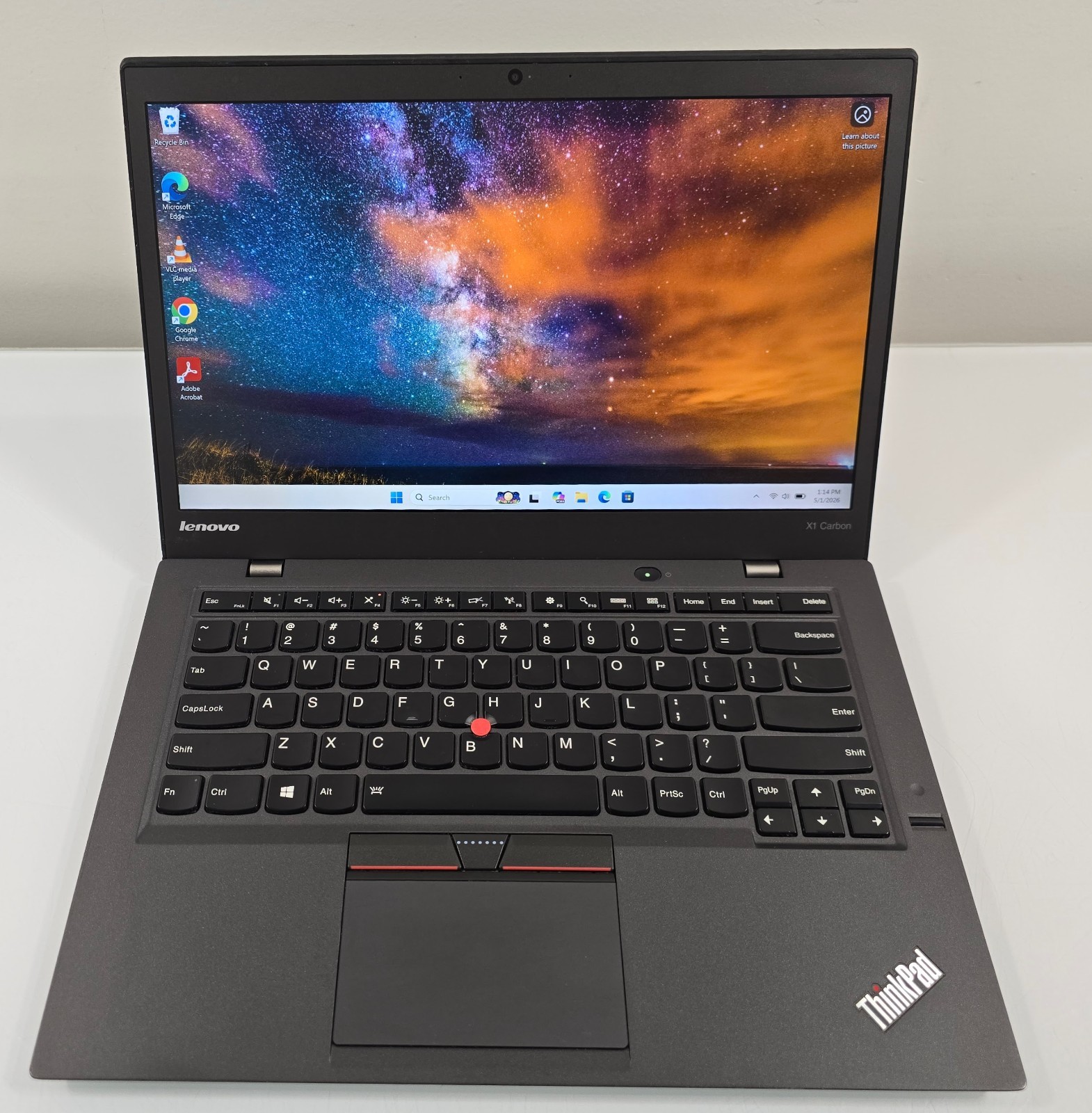 Lenovo ThinkPad X1 Carbon 3rd Gen 14″ i7-5600U 2.6GHz 8GB RAM 256GB SSD Grade B