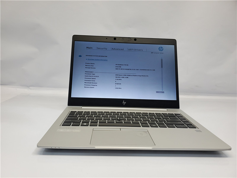 HP EliteBook 745 G6 Laptop Ryzen 5 Pro 3500U 8GB 512GB SSD Win 10 COA Grade C