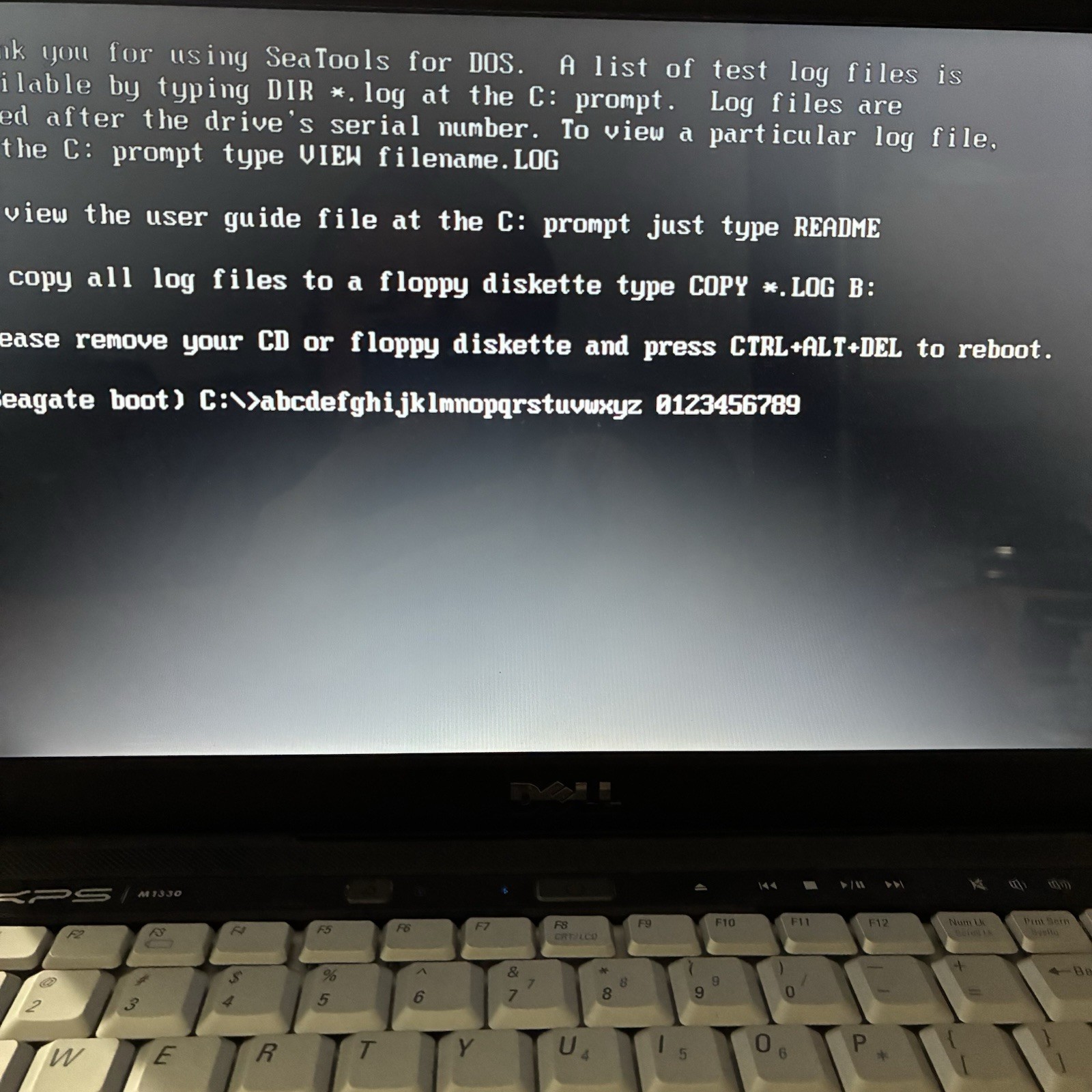 Dell XPS M1330 Core 2 Duo 2GHz No HD 1GB RAM Boots To BIOS Good Screen For Parts