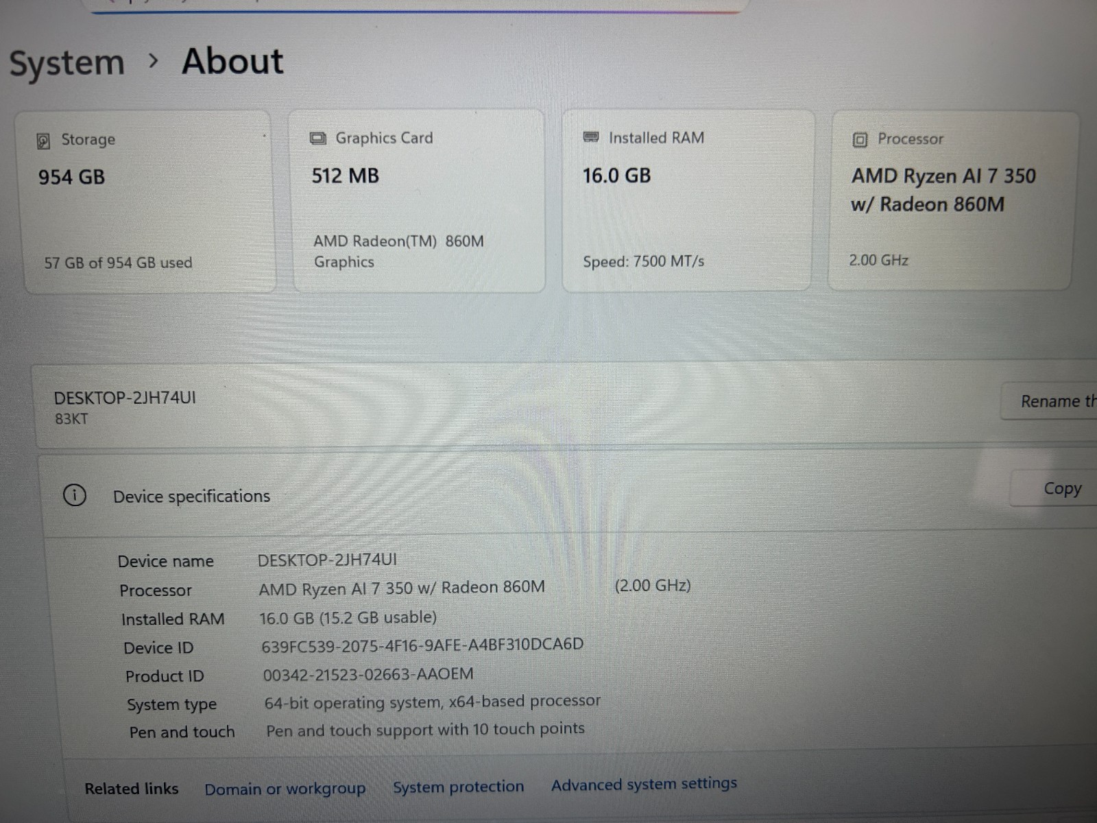 Lenovo IdeaPad 5 2-in-1 14AKP10, AMD Ryzen AI 7 350, 16 GB RAM, 1 TB NVMe SSD