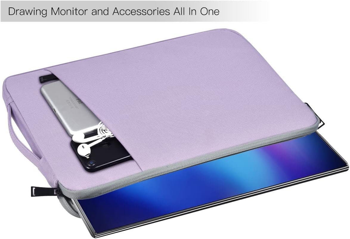 Portable Monitor Case 15.6 Inch, Carrying Computer Bag for KYY Lepow GTEK ViewSo
