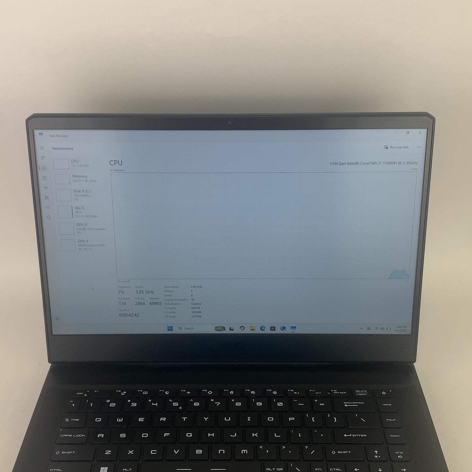 Broken MSI Leopard GP66 15.6″ i7-11800H 2.3GHz 20GB RAM 512GB SSD RTX 3080 READ