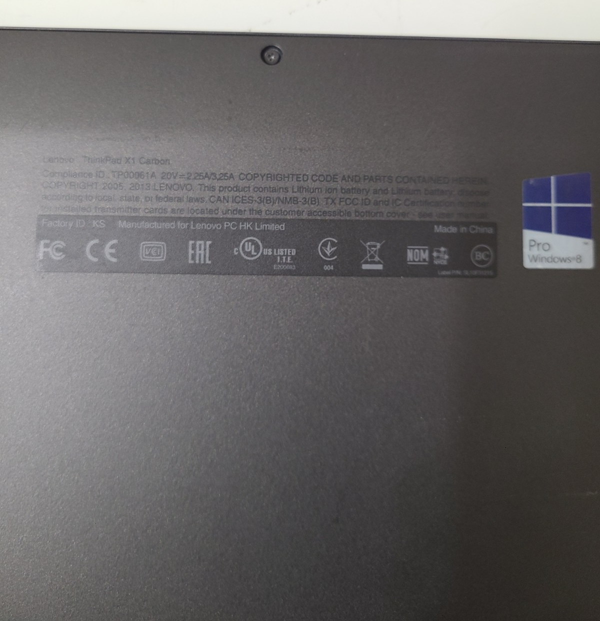 Lenovo ThinkPad X1 Carbon Laptop Intel Core i5 4th Gen 14″ Screen 4GB RAM 128GB